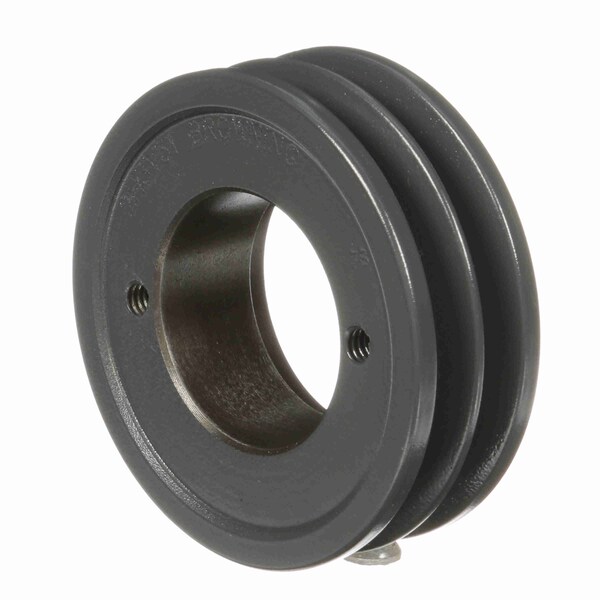 2 Groove Cast Iron Bushed Bore Multiple Sheave, 2H3V31